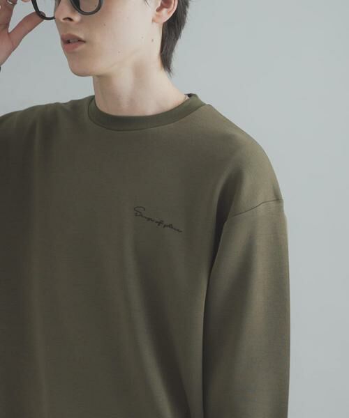 SENSE OF PLACE by URBAN RESEARCH / センスオブプレイス バイ アーバンリサーチ Tシャツ | 『一部WEB限定カラー』シシュウダンボールポンチロングスリーブTシャツ | 詳細2