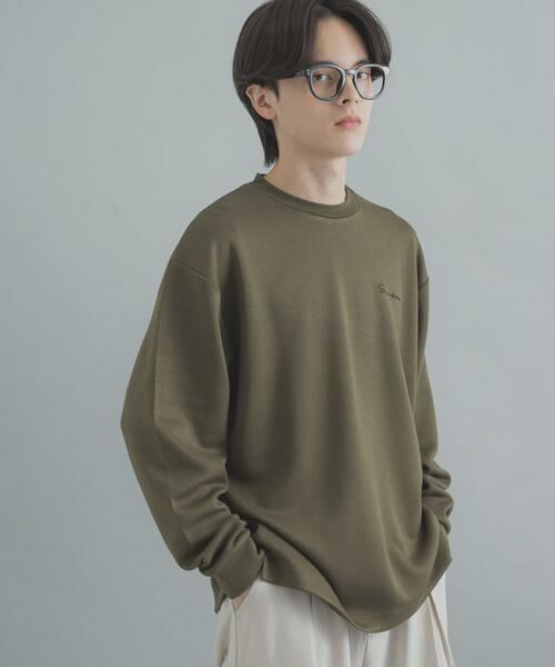 SENSE OF PLACE by URBAN RESEARCH / センスオブプレイス バイ アーバンリサーチ Tシャツ | 『一部WEB限定カラー』シシュウダンボールポンチロングスリーブTシャツ | 詳細4