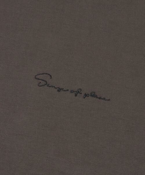 SENSE OF PLACE by URBAN RESEARCH / センスオブプレイス バイ アーバンリサーチ Tシャツ | 『一部WEB限定カラー』『ユニセックス』シシュウダンボールポンチロングスリーブTシャツ | 詳細24