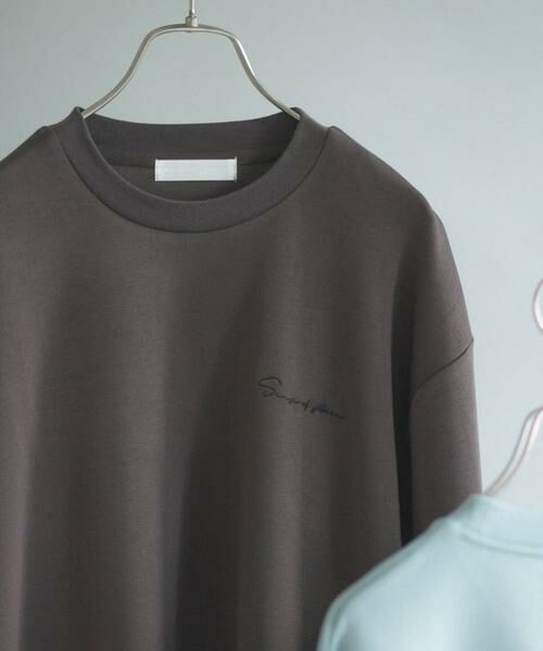 SENSE OF PLACE by URBAN RESEARCH / センスオブプレイス バイ アーバンリサーチ Tシャツ | 『一部WEB限定カラー』シシュウダンボールポンチロングスリーブTシャツ | 詳細18