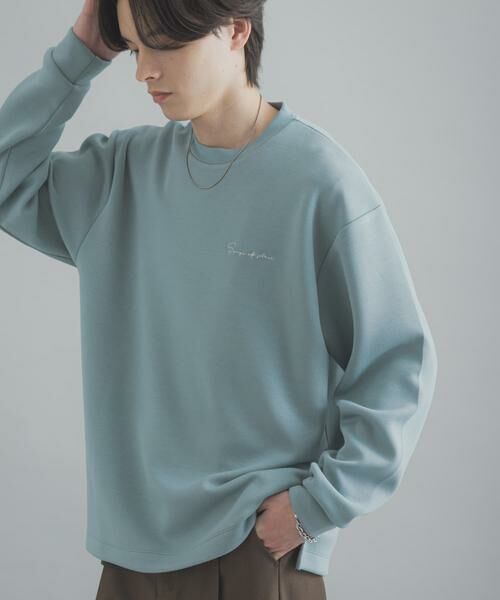 SENSE OF PLACE by URBAN RESEARCH / センスオブプレイス バイ アーバンリサーチ Tシャツ | 『一部WEB限定カラー』シシュウダンボールポンチロングスリーブTシャツ | 詳細28