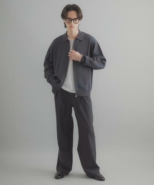 SENSE OF PLACE by URBAN RESEARCH / センスオブプレイス バイ アーバンリサーチ カーディガン・ボレロ | 『洗濯可』アーガイルジップニットカーディガン | 詳細6