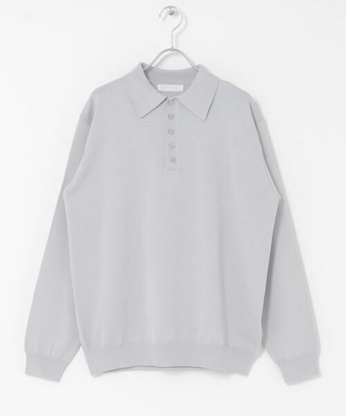 SENSE OF PLACE by URBAN RESEARCH / センスオブプレイス バイ アーバンリサーチ ニット・セーター | 『洗濯可/防花粉』SKIN Proofニットポロシャツ | 詳細3