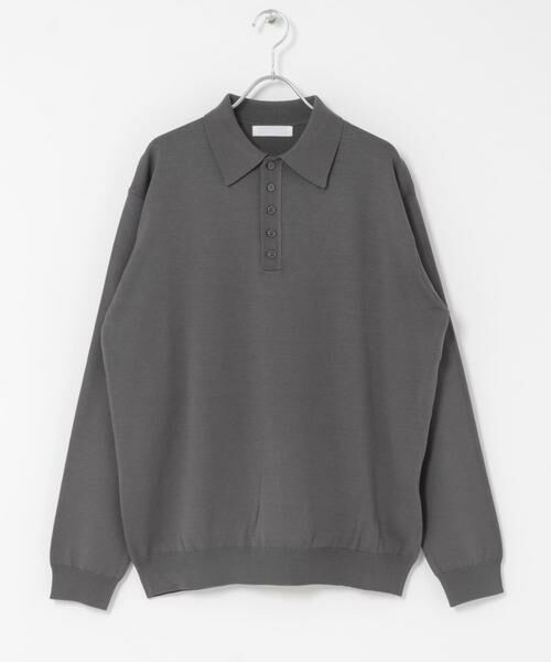 SENSE OF PLACE by URBAN RESEARCH / センスオブプレイス バイ アーバンリサーチ ニット・セーター | 『洗濯可/防花粉』SKIN Proofニットポロシャツ | 詳細5