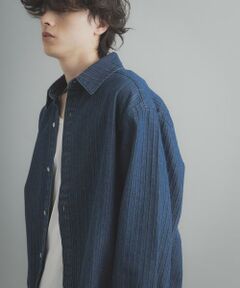 SENSE OF PLACE by URBAN RESEARCH / センスオブプレイス バイ アーバンリサーチ シャツ・ブラウス | ジャガードデニムレギュラーカラーシャツ