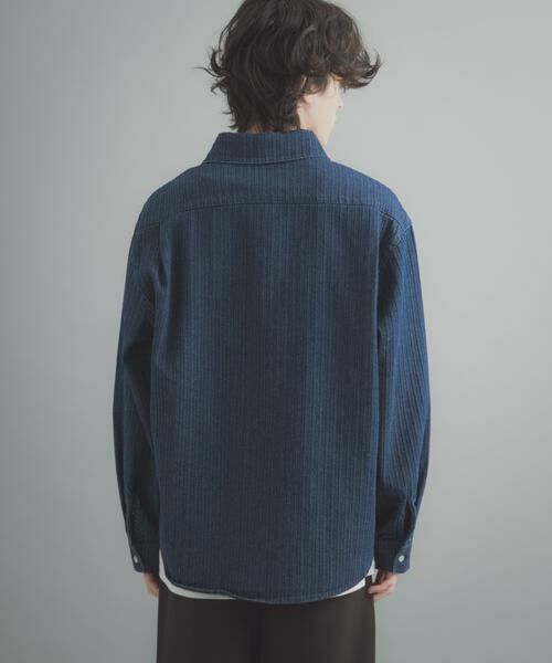 SENSE OF PLACE by URBAN RESEARCH / センスオブプレイス バイ アーバンリサーチ シャツ・ブラウス | ジャガードデニムレギュラーカラーシャツ | 詳細10