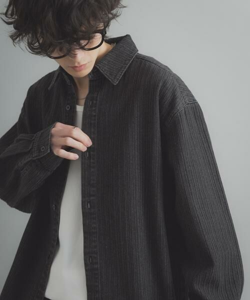 SENSE OF PLACE by URBAN RESEARCH / センスオブプレイス バイ アーバンリサーチ シャツ・ブラウス | ジャガードデニムレギュラーカラーシャツ | 詳細17