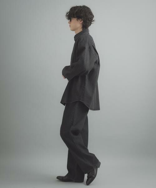 SENSE OF PLACE by URBAN RESEARCH / センスオブプレイス バイ アーバンリサーチ シャツ・ブラウス | ジャガードデニムレギュラーカラーシャツ | 詳細23