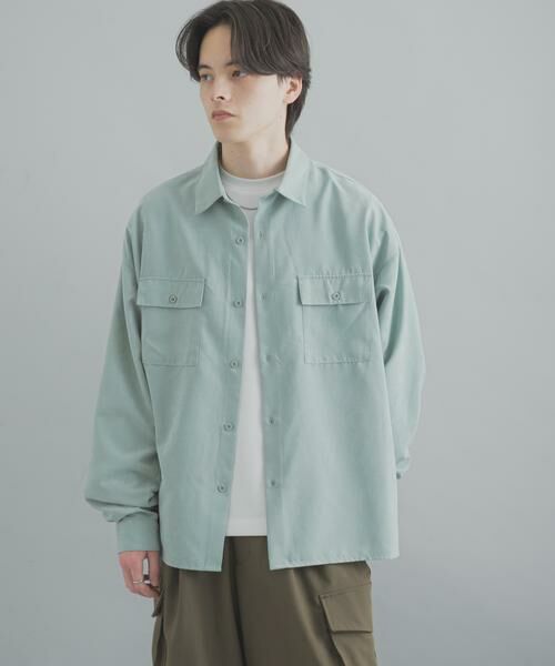 SENSE OF PLACE by URBAN RESEARCH / センスオブプレイス バイ アーバンリサーチ シャツ・ブラウス | F/Sダブルポケットロングスリーブシャツ | 詳細4