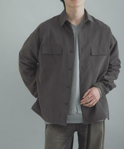 SENSE OF PLACE by URBAN RESEARCH / センスオブプレイス バイ アーバンリサーチ シャツ・ブラウス | F/Sダブルポケットロングスリーブシャツ | 詳細23