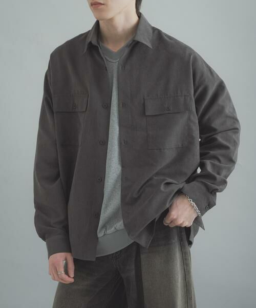 SENSE OF PLACE by URBAN RESEARCH / センスオブプレイス バイ アーバンリサーチ シャツ・ブラウス | F/Sダブルポケットロングスリーブシャツ | 詳細24
