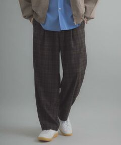 SENSE OF PLACE by URBAN RESEARCH / センスオブプレイス バイ アーバンリサーチ その他パンツ | チェックバレルレッグワイドパンツ