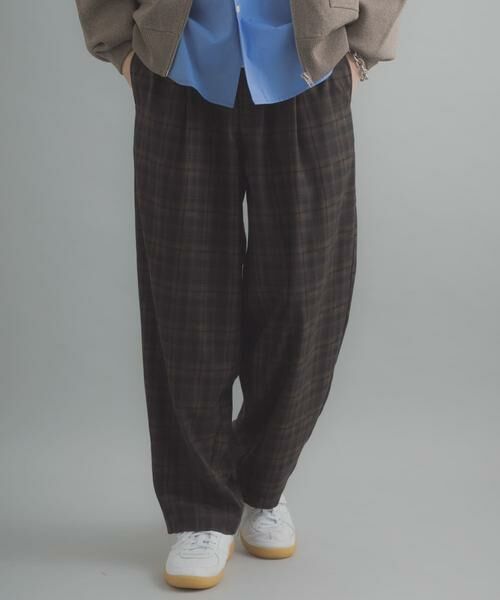 SENSE OF PLACE by URBAN RESEARCH / センスオブプレイス バイ アーバンリサーチ その他パンツ | チェックバレルレッグワイドパンツ | 詳細2