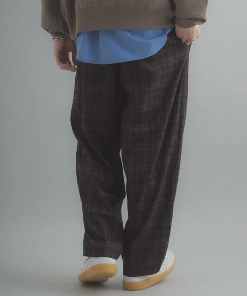 SENSE OF PLACE by URBAN RESEARCH / センスオブプレイス バイ アーバンリサーチ その他パンツ | チェックバレルレッグワイドパンツ | 詳細5