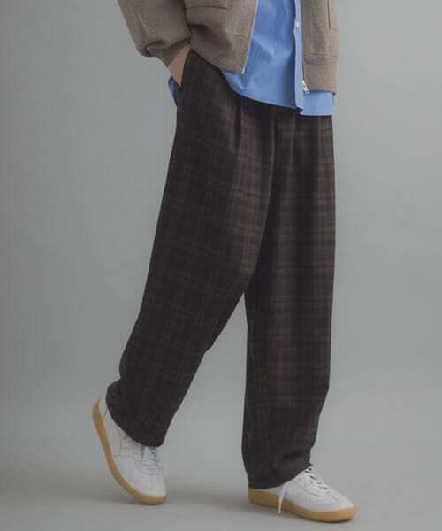 SENSE OF PLACE by URBAN RESEARCH / センスオブプレイス バイ アーバンリサーチ その他パンツ | チェックバレルレッグワイドパンツ | 詳細6