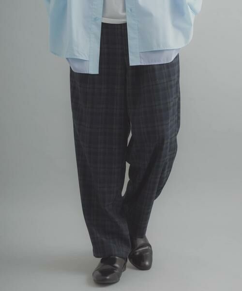 SENSE OF PLACE by URBAN RESEARCH / センスオブプレイス バイ アーバンリサーチ その他パンツ | チェックバレルレッグワイドパンツ | 詳細17