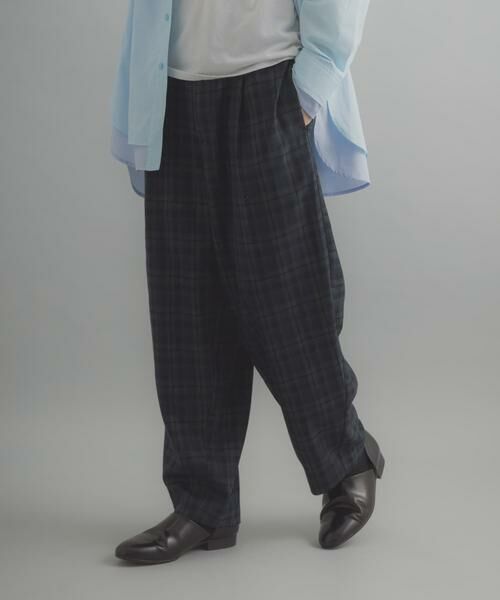 SENSE OF PLACE by URBAN RESEARCH / センスオブプレイス バイ アーバンリサーチ その他パンツ | チェックバレルレッグワイドパンツ | 詳細18