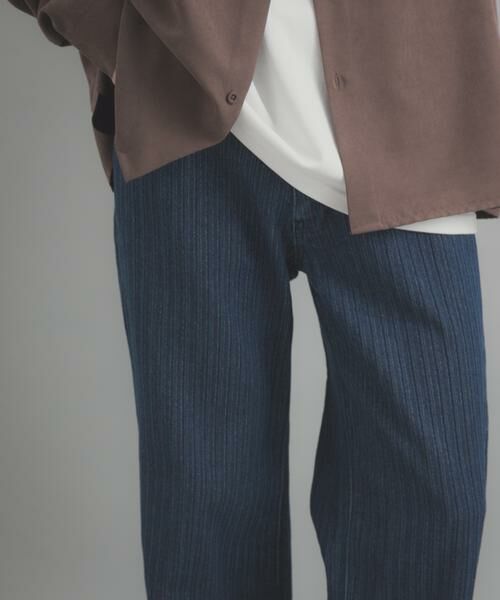 SENSE OF PLACE by URBAN RESEARCH / センスオブプレイス バイ アーバンリサーチ その他パンツ | ジャガードデニムストレートパンツ | 詳細1