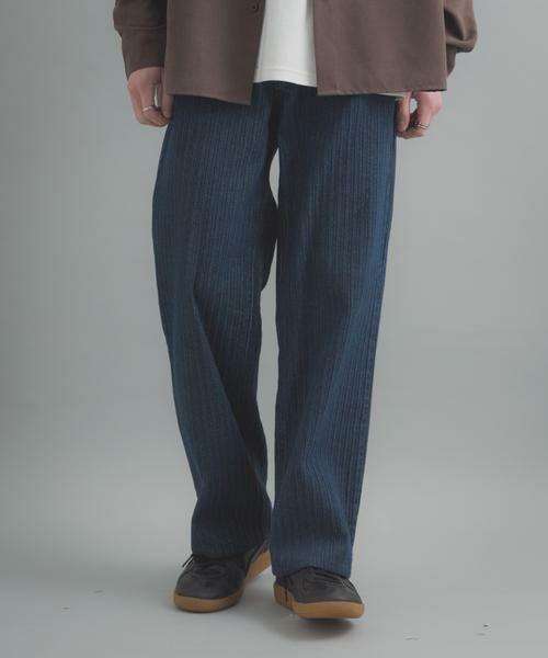 SENSE OF PLACE by URBAN RESEARCH / センスオブプレイス バイ アーバンリサーチ その他パンツ | ジャガードデニムストレートパンツ | 詳細2