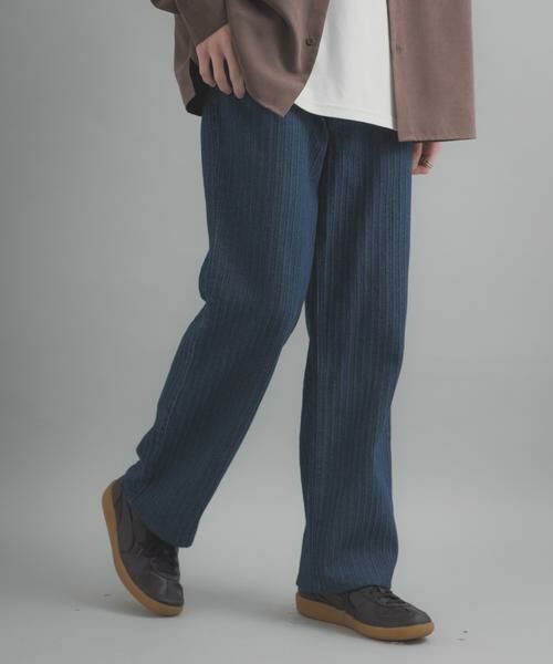 SENSE OF PLACE by URBAN RESEARCH / センスオブプレイス バイ アーバンリサーチ その他パンツ | ジャガードデニムストレートパンツ | 詳細4