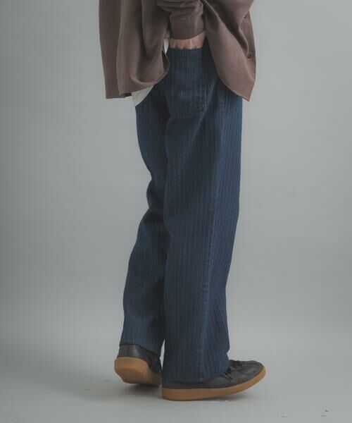 SENSE OF PLACE by URBAN RESEARCH / センスオブプレイス バイ アーバンリサーチ その他パンツ | ジャガードデニムストレートパンツ | 詳細7