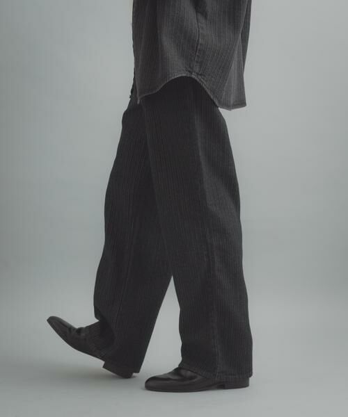SENSE OF PLACE by URBAN RESEARCH / センスオブプレイス バイ アーバンリサーチ その他パンツ | ジャガードデニムストレートパンツ | 詳細19