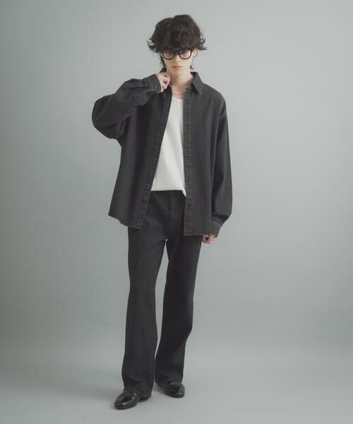 SENSE OF PLACE by URBAN RESEARCH / センスオブプレイス バイ アーバンリサーチ その他パンツ | ジャガードデニムストレートパンツ | 詳細21