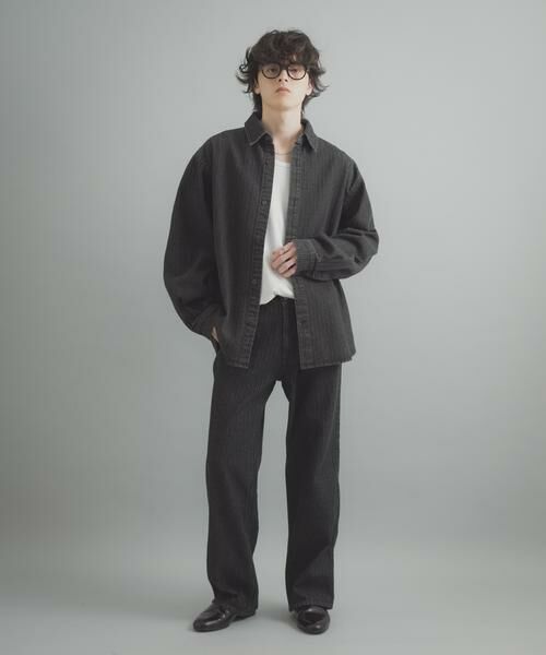 SENSE OF PLACE by URBAN RESEARCH / センスオブプレイス バイ アーバンリサーチ その他パンツ | ジャガードデニムストレートパンツ | 詳細22