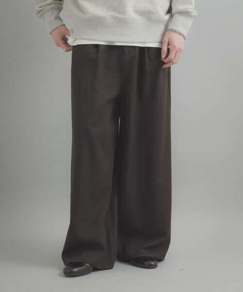 SENSE OF PLACE by URBAN RESEARCH / センスオブプレイス バイ アーバンリサーチ その他パンツ | ラウンドポケットワンタックワイドスラックス | 詳細2