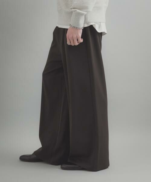 SENSE OF PLACE by URBAN RESEARCH / センスオブプレイス バイ アーバンリサーチ その他パンツ | ラウンドポケットワンタックワイドスラックス | 詳細4