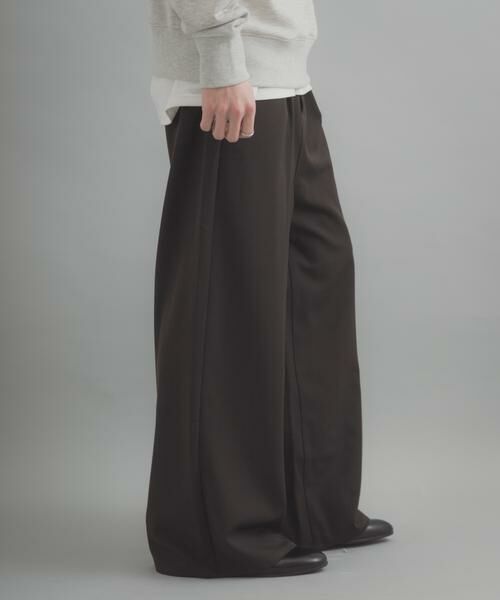 SENSE OF PLACE by URBAN RESEARCH / センスオブプレイス バイ アーバンリサーチ その他パンツ | ラウンドポケットワンタックワイドスラックス | 詳細5