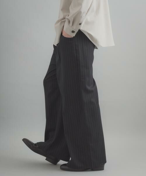 SENSE OF PLACE by URBAN RESEARCH / センスオブプレイス バイ アーバンリサーチ その他パンツ | ラウンドポケットワンタックワイドスラックス | 詳細17