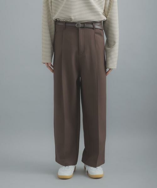 SENSE OF PLACE by URBAN RESEARCH / センスオブプレイス バイ アーバンリサーチ その他パンツ | 『撥水/防花粉』SKINProofタックワイドパンツ | 詳細15
