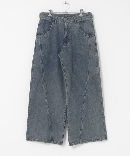 SENSE OF PLACE by URBAN RESEARCH / センスオブプレイス バイ アーバンリサーチ デニムパンツ | ケミカルバギーワイドデニムパンツ | 詳細24