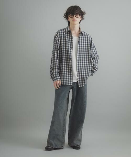 SENSE OF PLACE by URBAN RESEARCH / センスオブプレイス バイ アーバンリサーチ デニムパンツ | ケミカルバギーワイドデニムパンツ | 詳細19