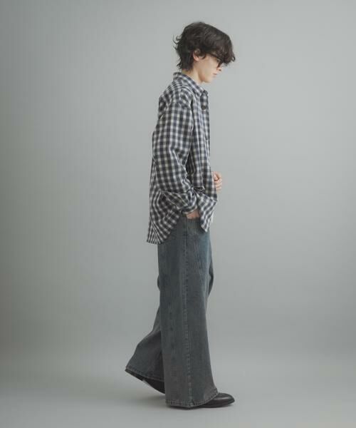 SENSE OF PLACE by URBAN RESEARCH / センスオブプレイス バイ アーバンリサーチ デニムパンツ | ケミカルバギーワイドデニムパンツ | 詳細20