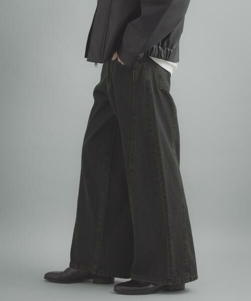 SENSE OF PLACE by URBAN RESEARCH / センスオブプレイス バイ アーバンリサーチ デニムパンツ | ケミカルバギーワイドデニムパンツ | 詳細29