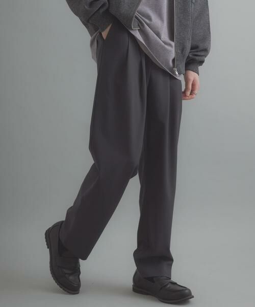 SENSE OF PLACE by URBAN RESEARCH / センスオブプレイス バイ アーバンリサーチ その他パンツ | ダブルタックテーパードパンツ | 詳細10