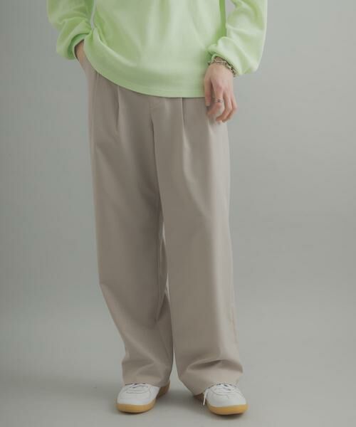 SENSE OF PLACE by URBAN RESEARCH / センスオブプレイス バイ アーバンリサーチ その他パンツ | ダブルタックワイドパンツ | 詳細22