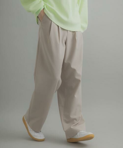 SENSE OF PLACE by URBAN RESEARCH / センスオブプレイス バイ アーバンリサーチ その他パンツ | ダブルタックワイドパンツ | 詳細25