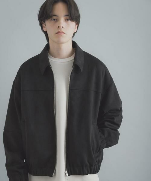 SENSE OF PLACE by URBAN RESEARCH / センスオブプレイス バイ アーバンリサーチ ブルゾン | F/S ZIPブルゾン（ブラック）