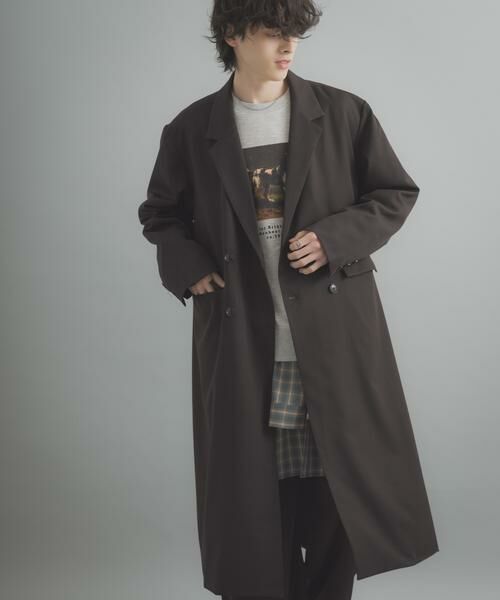 SENSE OF PLACE by URBAN RESEARCH / センスオブプレイス バイ アーバンリサーチ その他アウター | ダブルブレストロングコート | 詳細3