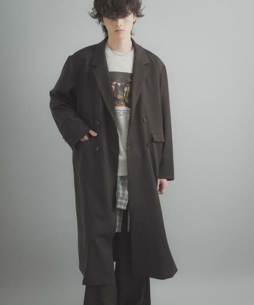SENSE OF PLACE by URBAN RESEARCH / センスオブプレイス バイ アーバンリサーチ その他アウター | ダブルブレストロングコート | 詳細5