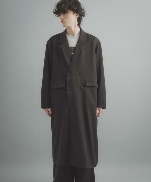 SENSE OF PLACE by URBAN RESEARCH / センスオブプレイス バイ アーバンリサーチ その他アウター | ダブルブレストロングコート | 詳細8