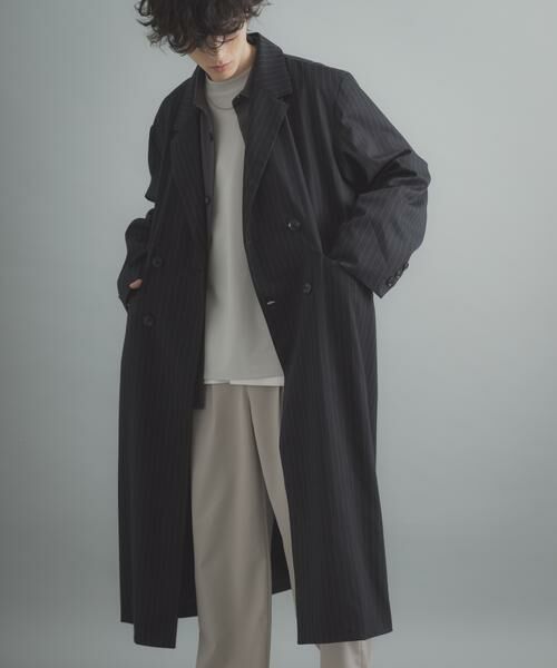 SENSE OF PLACE by URBAN RESEARCH / センスオブプレイス バイ アーバンリサーチ その他アウター | ダブルブレストロングコート | 詳細19