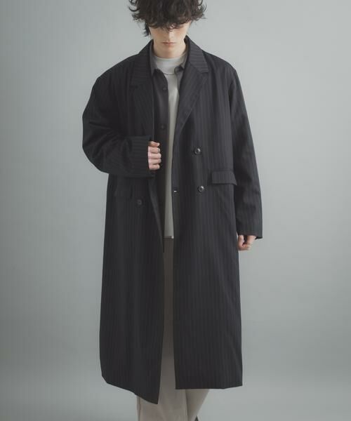 SENSE OF PLACE by URBAN RESEARCH / センスオブプレイス バイ アーバンリサーチ その他アウター | ダブルブレストロングコート | 詳細21