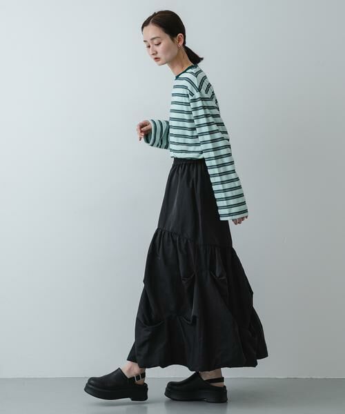 SENSE OF PLACE by URBAN RESEARCH / センスオブプレイス バイ アーバンリサーチ Tシャツ | ベロアボーダーTシャツ | 詳細5