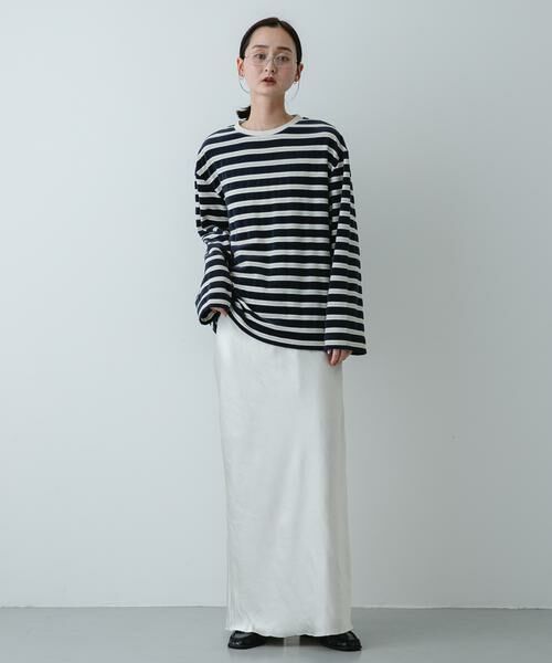 SENSE OF PLACE by URBAN RESEARCH / センスオブプレイス バイ アーバンリサーチ Tシャツ | ベロアボーダーTシャツ | 詳細13