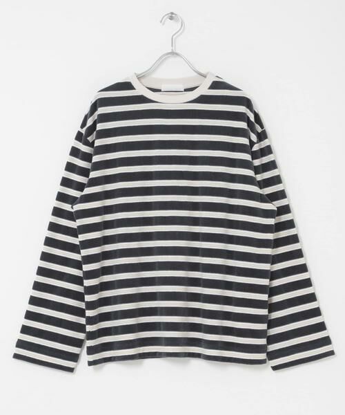 SENSE OF PLACE by URBAN RESEARCH / センスオブプレイス バイ アーバンリサーチ Tシャツ | ベロアボーダーTシャツ | 詳細15