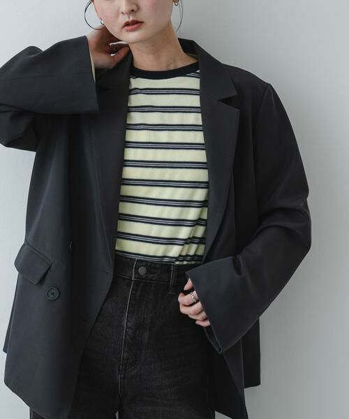 SENSE OF PLACE by URBAN RESEARCH / センスオブプレイス バイ アーバンリサーチ Tシャツ | ベロアボーダーTシャツ | 詳細22